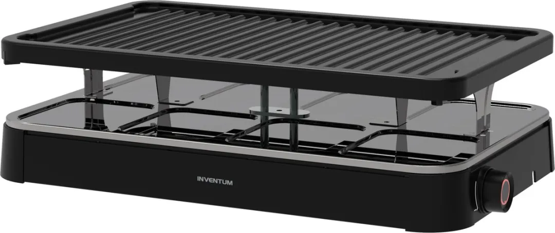 Inventum GR803B Gourmetset Raclette 8 persoons - 1200W - Zwart
