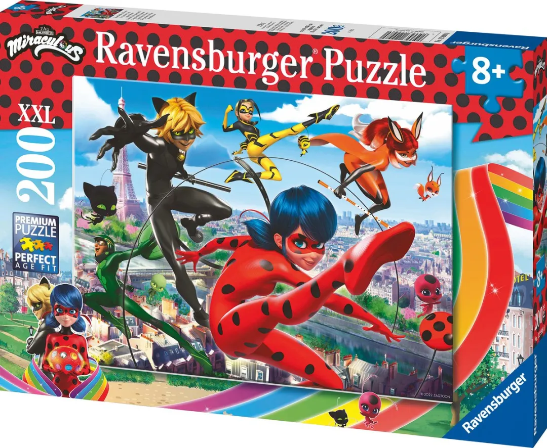 Ravensburger Miraculous Superhero Power Legpuzzel 200 Stuks