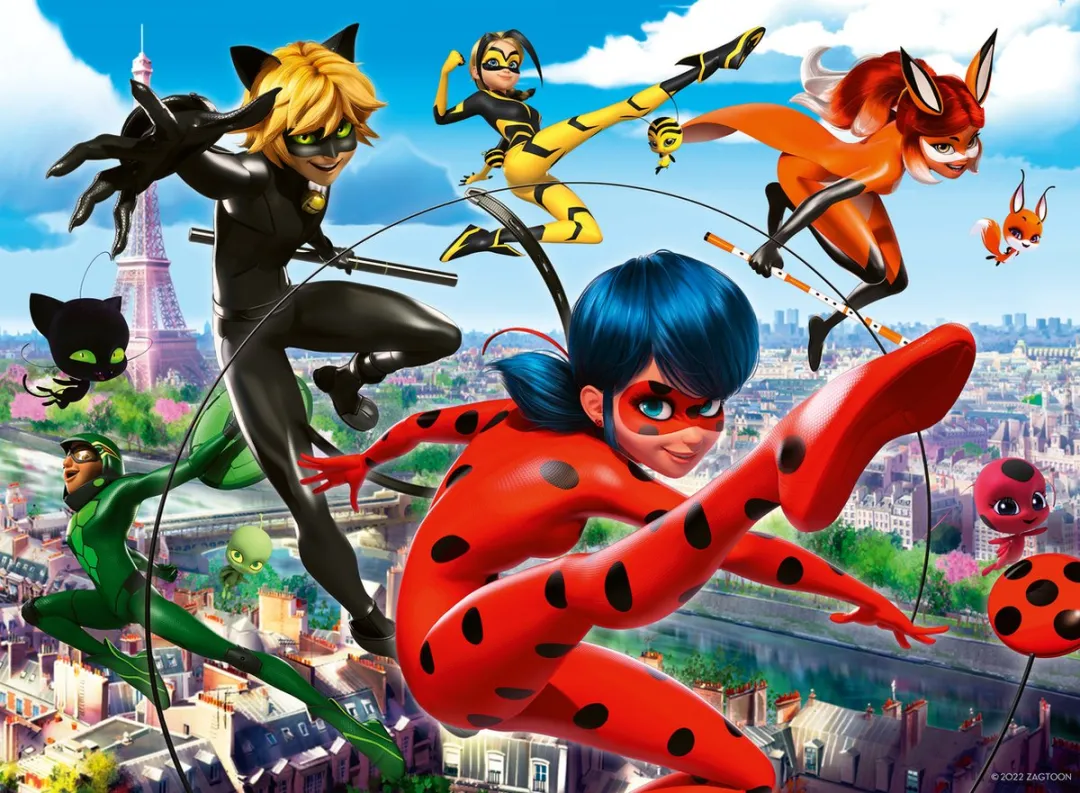 Ravensburger Miraculous Superhero Power Legpuzzel 200 Stuks - Multicolor