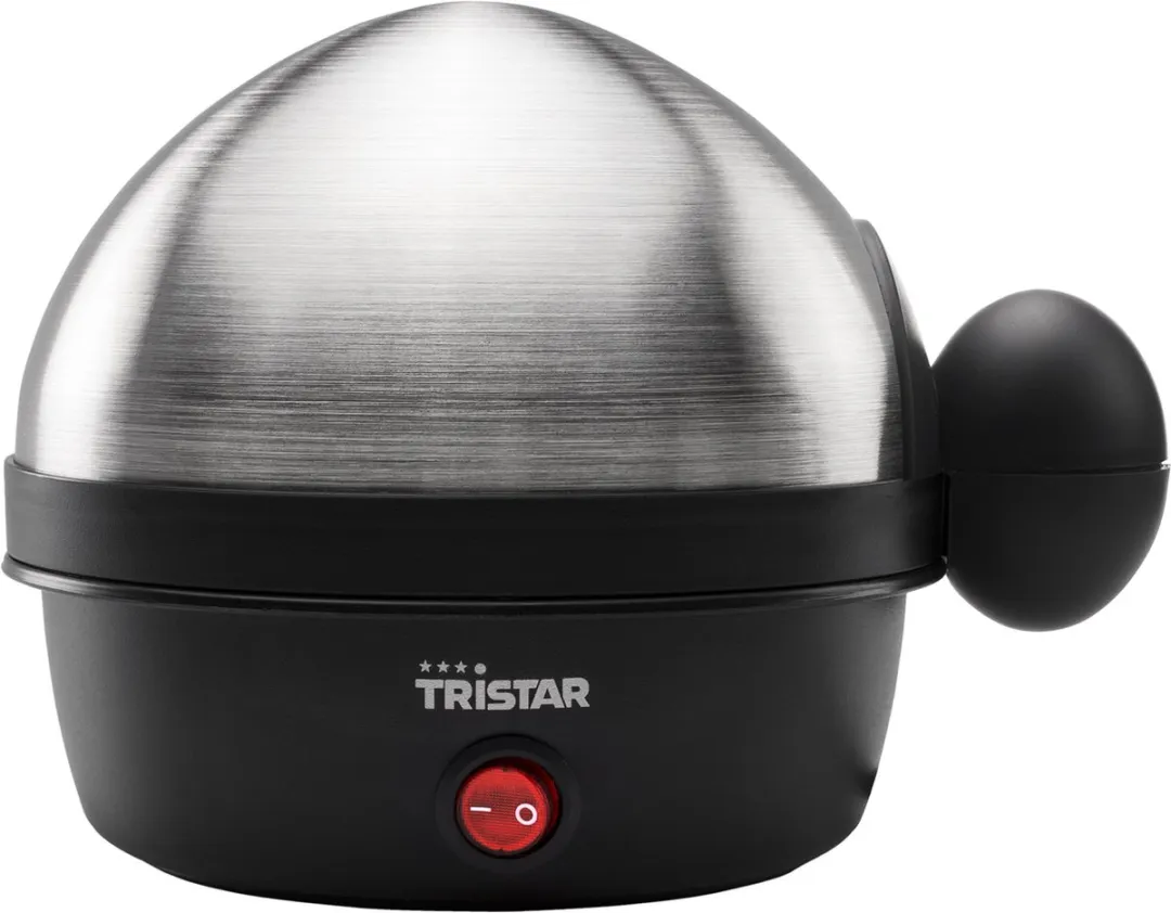Tristar EK-3076 Eierkoker 350W - 7 Eieren - RVS/Zwart