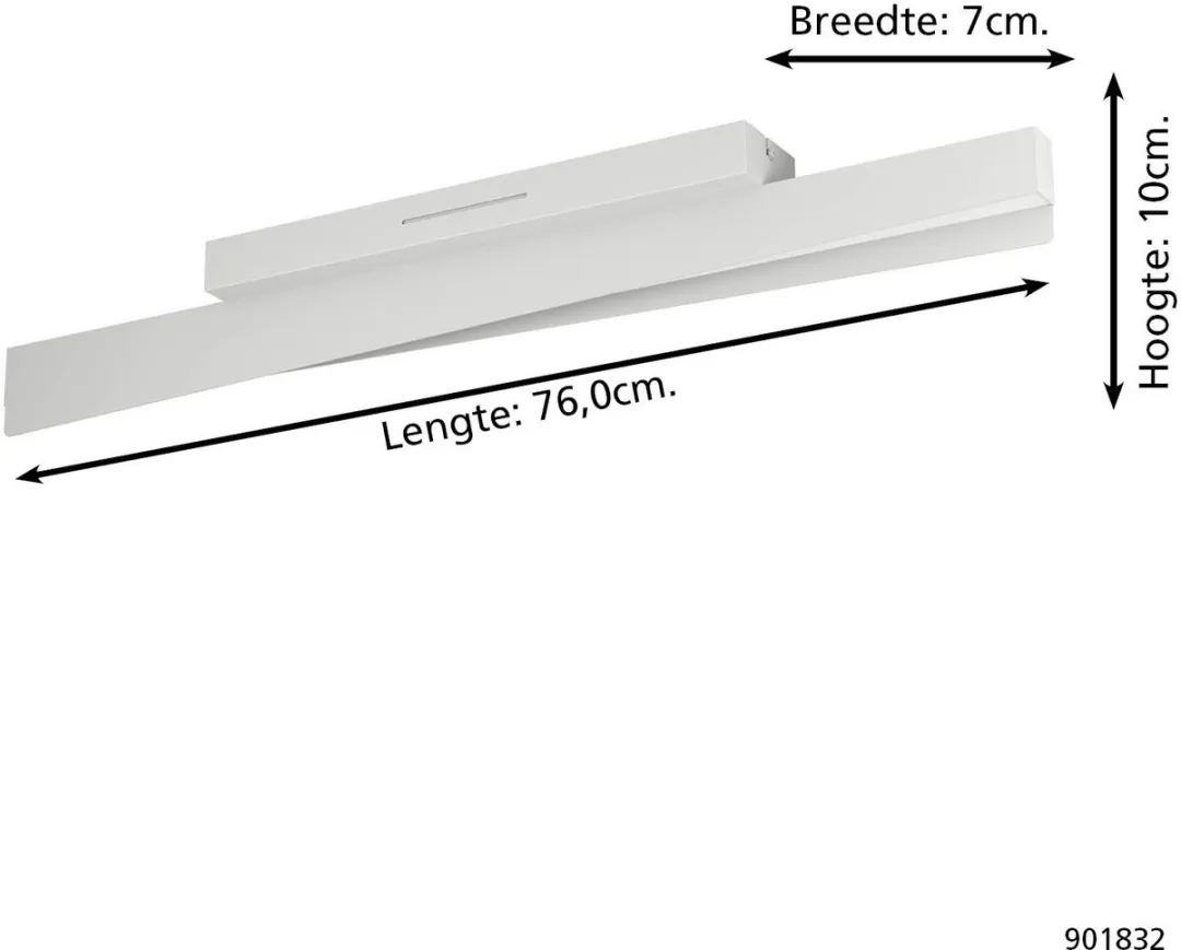EGLO connect.z Bolognano-Z Plafondlamp 76cm - RGB & Wit - Dimbaar