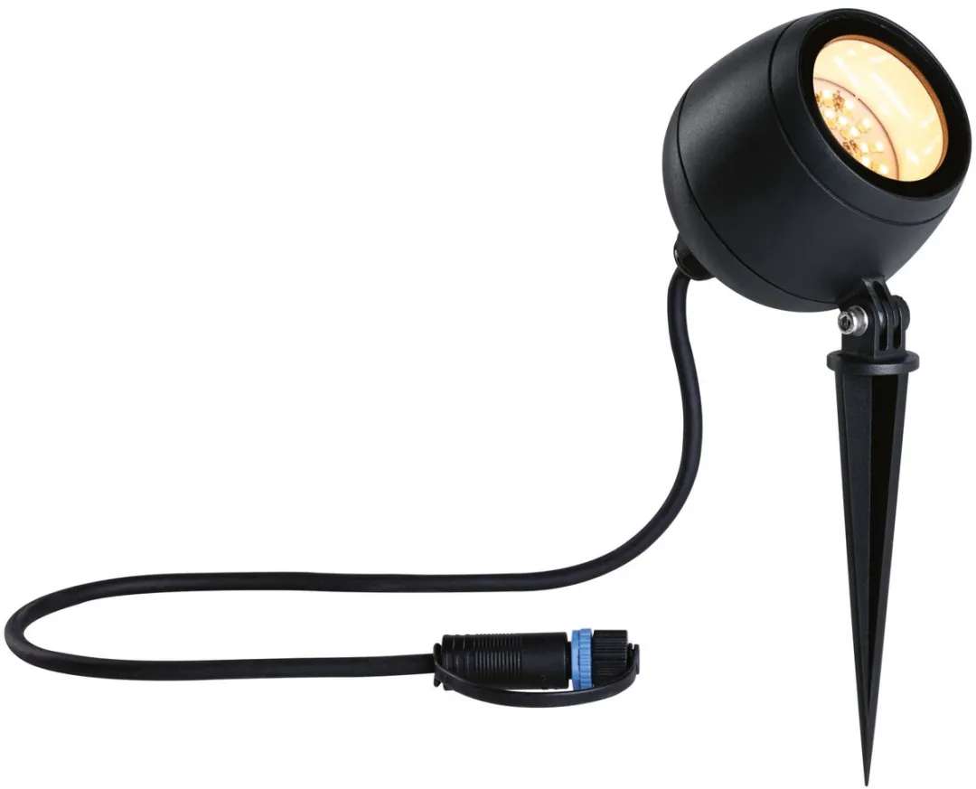 Paulmann Plug & Shine LED Tuinspot Kikolo Zigbee 3.0 6,2W Antraciet