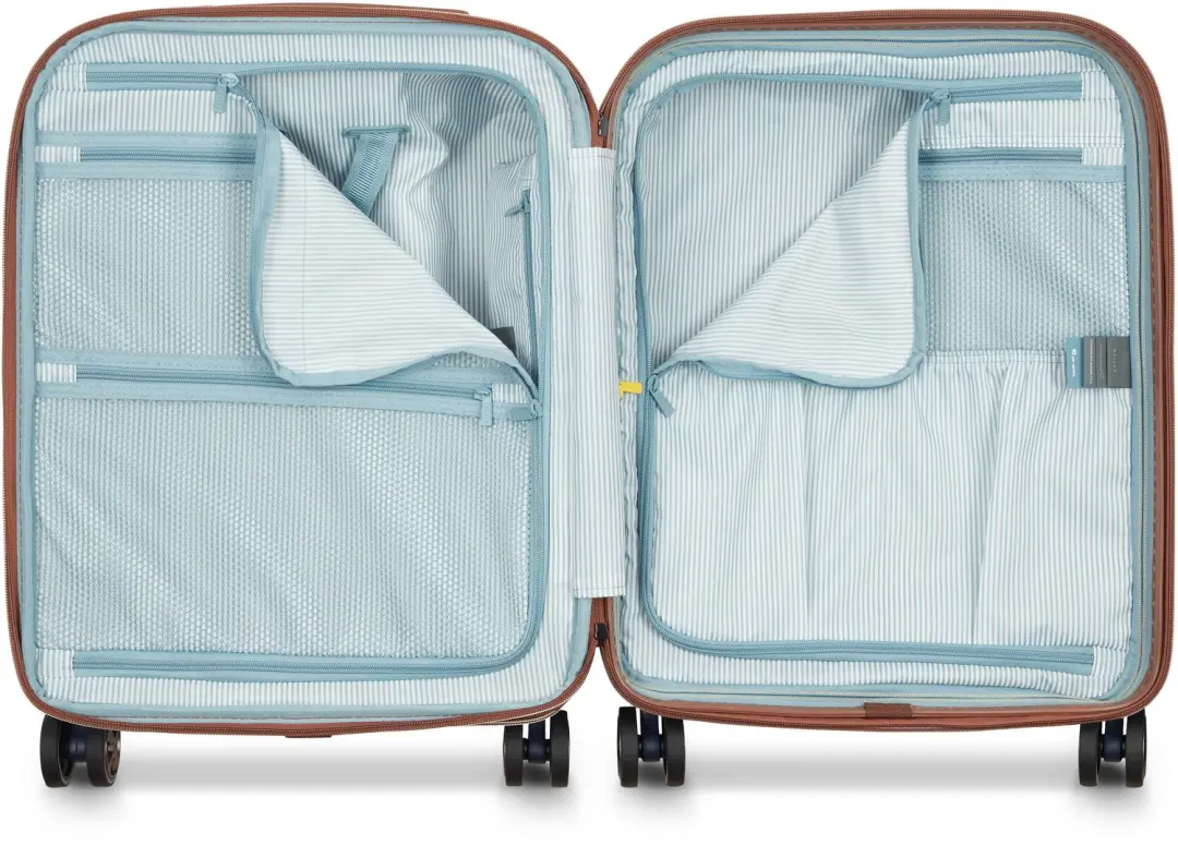 DELSEY Carrousel 2 Slim Handbagagekoffer - 55cm - Blauw - afbeelding 4 van 6