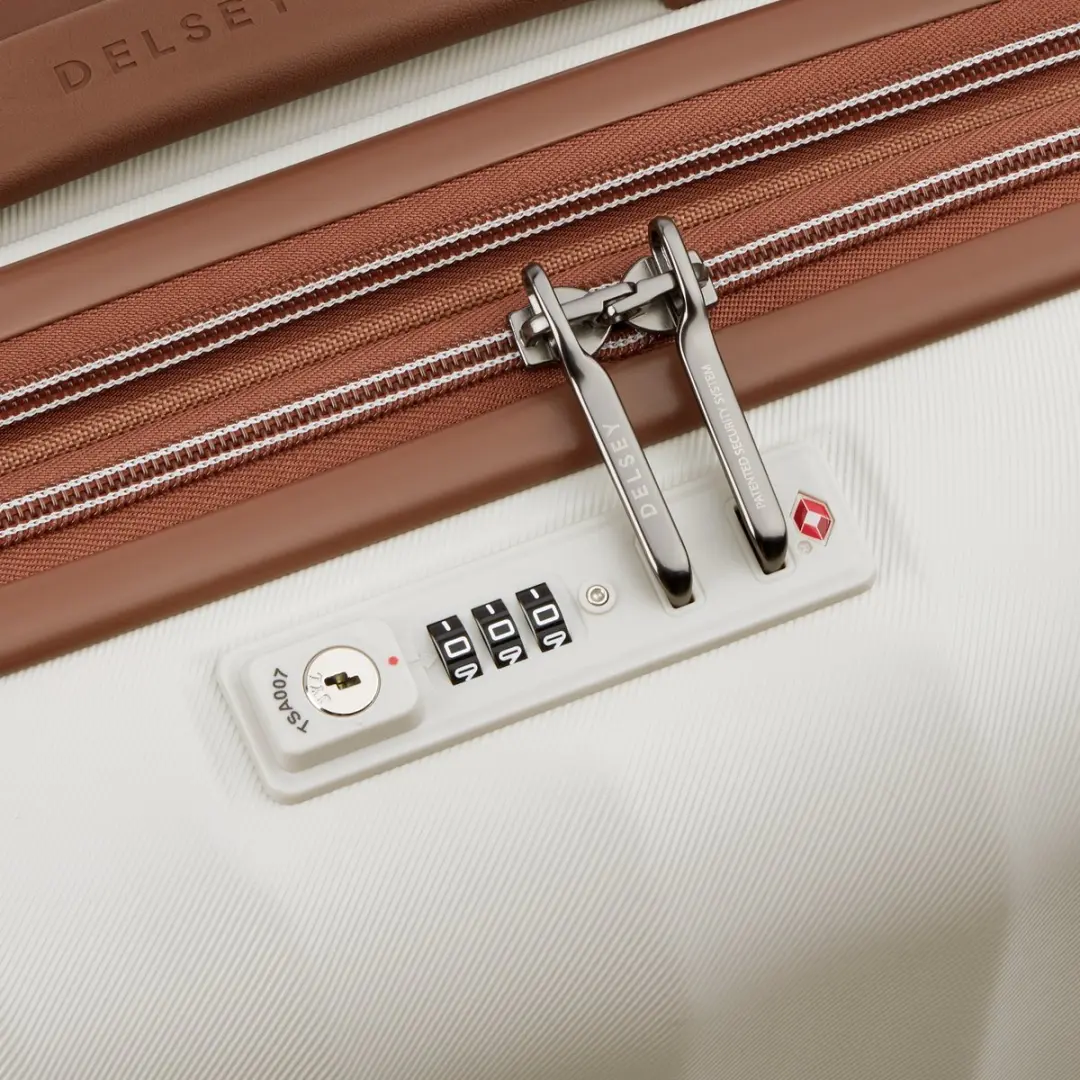 Delsey Carrousel 2 Slim Handbagagekoffer 55cm - Off White - afbeelding 4 van 6