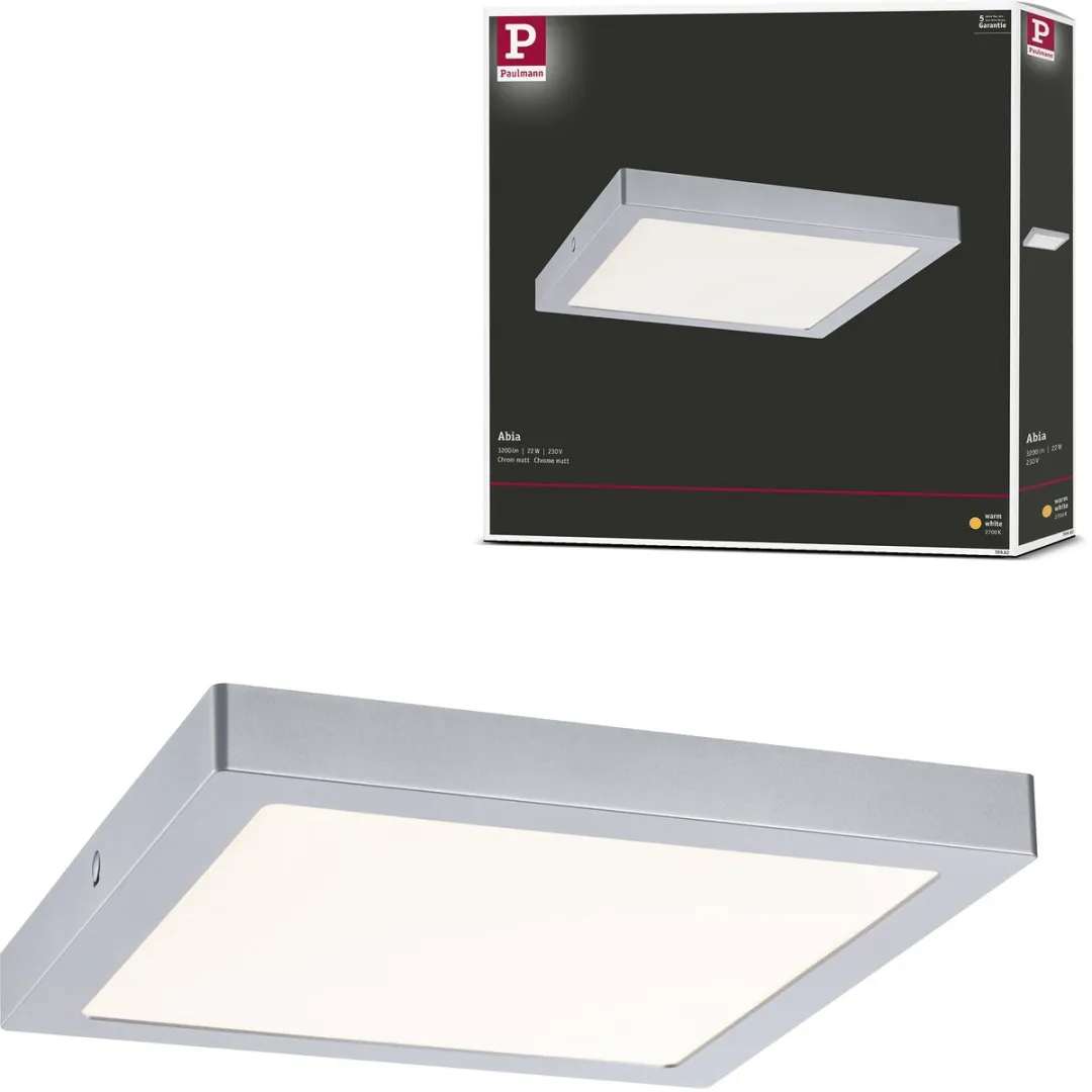 Paulmann LED-paneel Abia 22W 2200lm 2700K