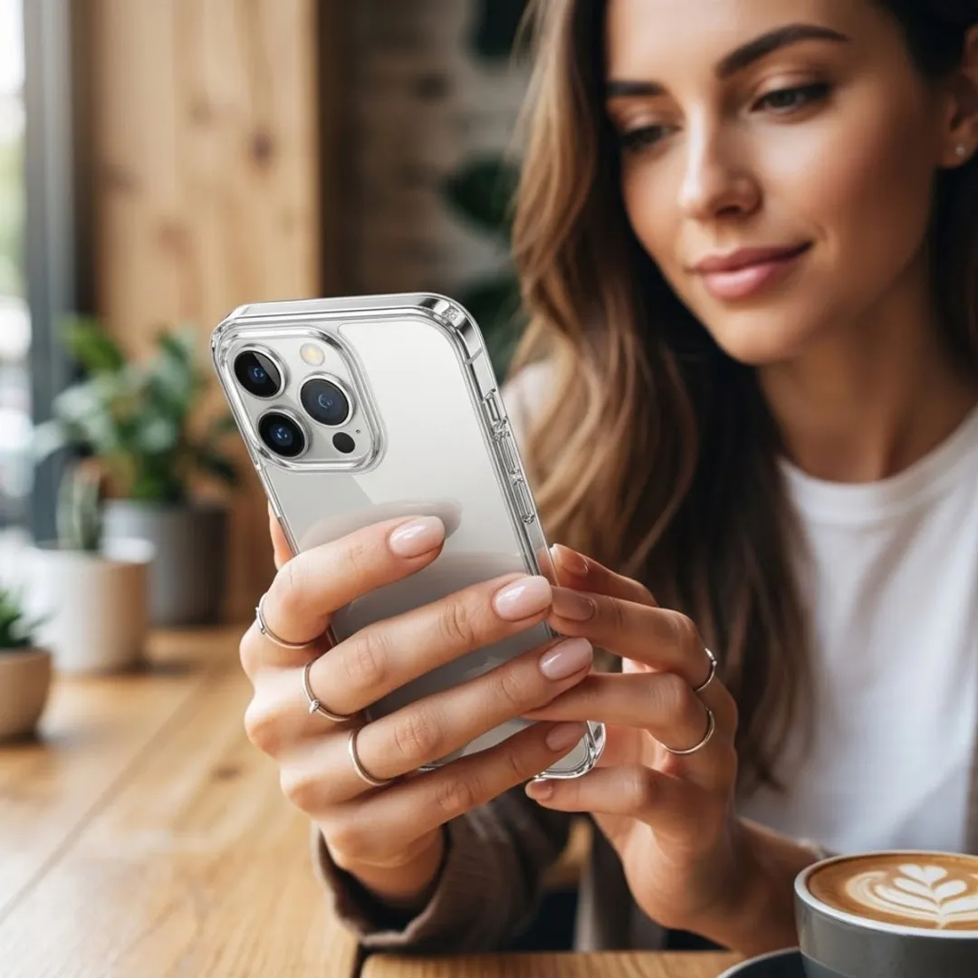 NUVEX iPhone 17 Pro TPU Hoesje - Transparant