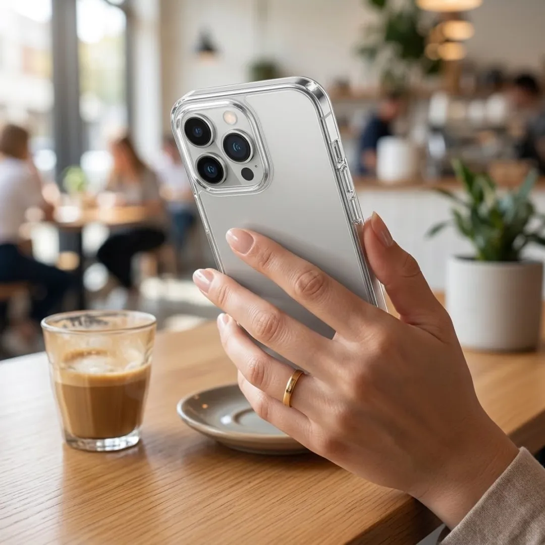 NUVEX iPhone 17 Pro TPU Hoesje - Transparant
