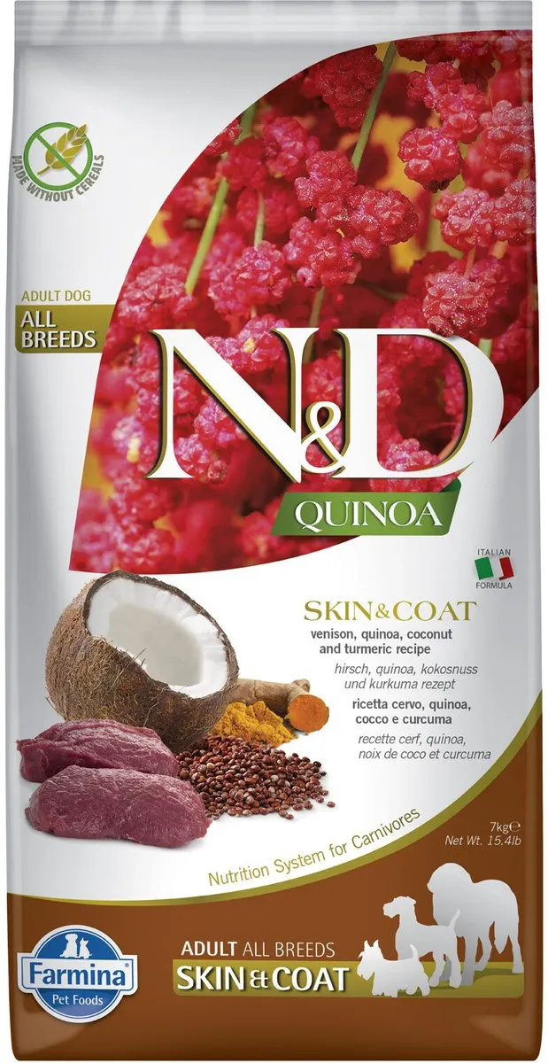 Farmina N&D Quinoa Venison Hond 2.5kg