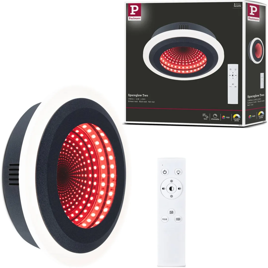 Paulmann Spaceglow Two Wandlamp RGB+ 1200lm