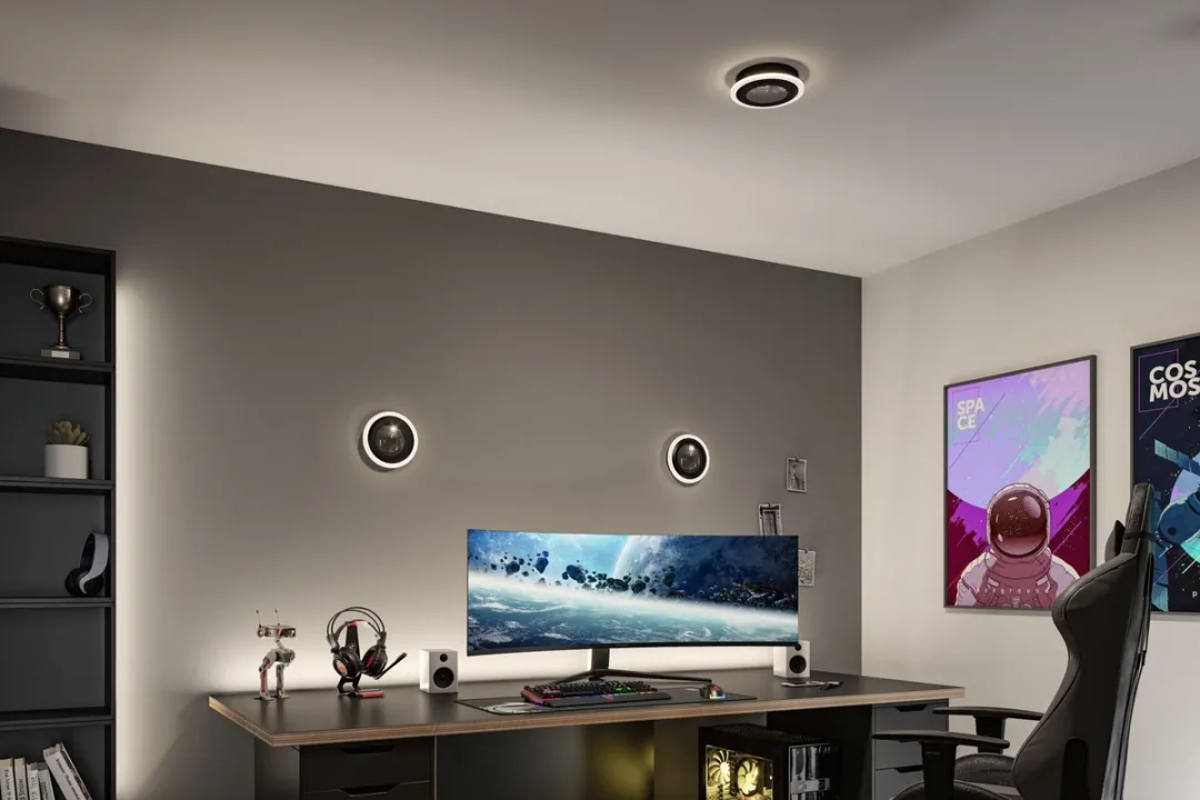 Paulmann Spaceglow Two Wandlamp RGB+ 1200lm - Zwart mat