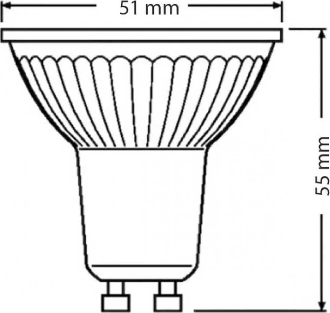 Osram Parathom PAR16 3.7W Opbouwspot Set - Dimbaar - GU10 - Ø90mm - Wit/Zwart
