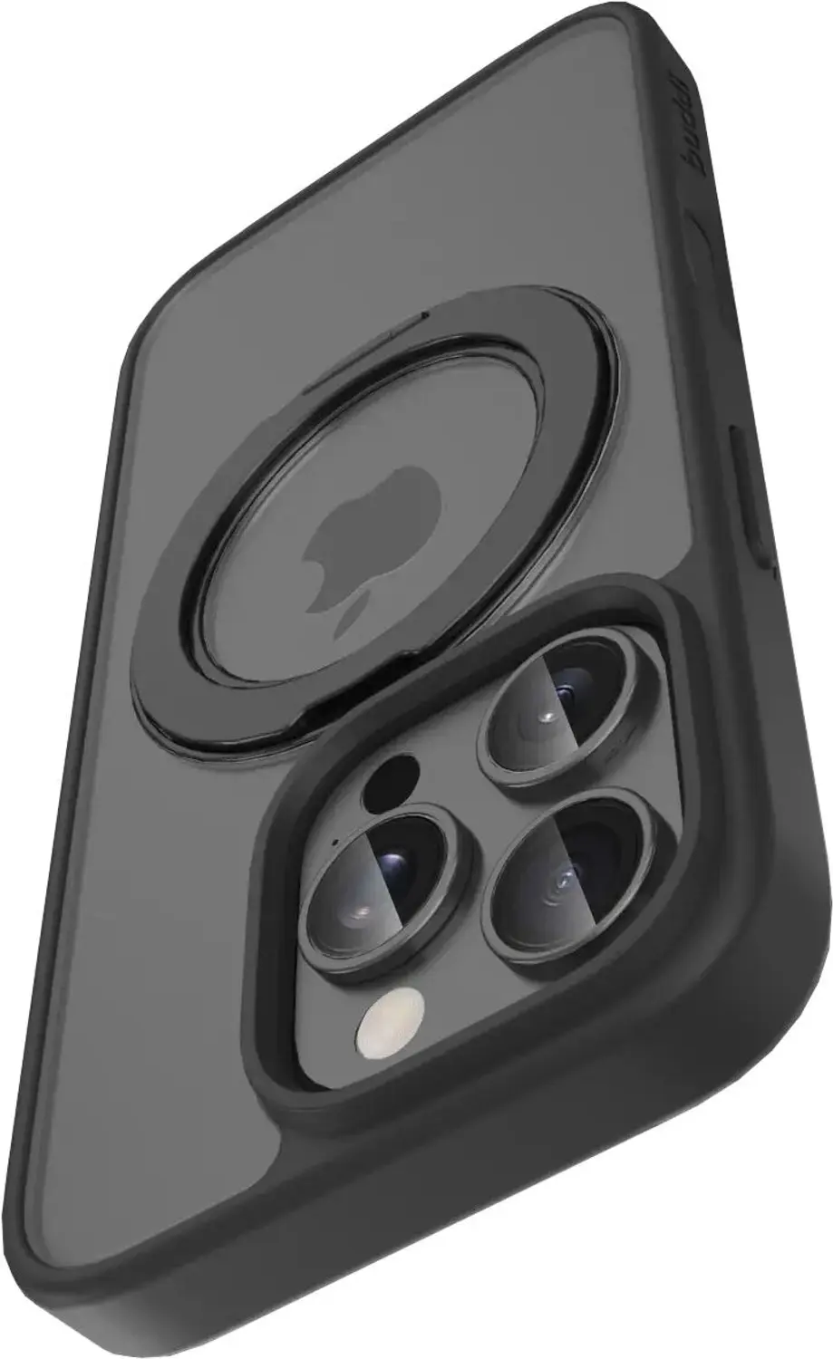 Buddi Frost Hoesje iPhone 16 Pro - MagSafe - Mat Zwart - afbeelding 6 van 6