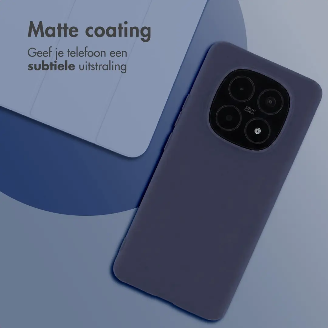 imoshion Color Backcover Xiaomi Redmi Note 15 Pro 4G Hoesje - Donkerblauw - afbeelding 2 van 6