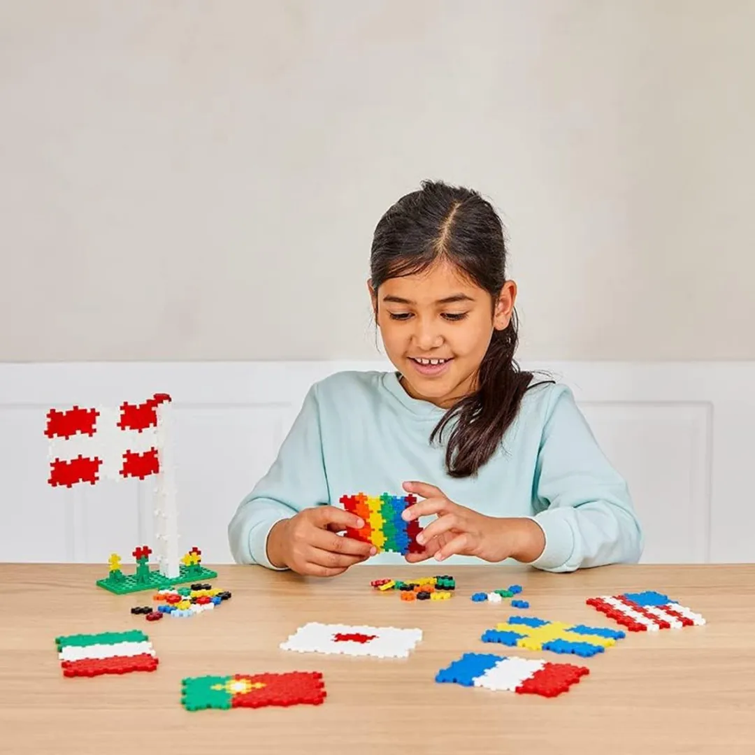 Plus-Plus Learn to Build Landen & Vlaggen 700 - Bouwset - 700 Stuks