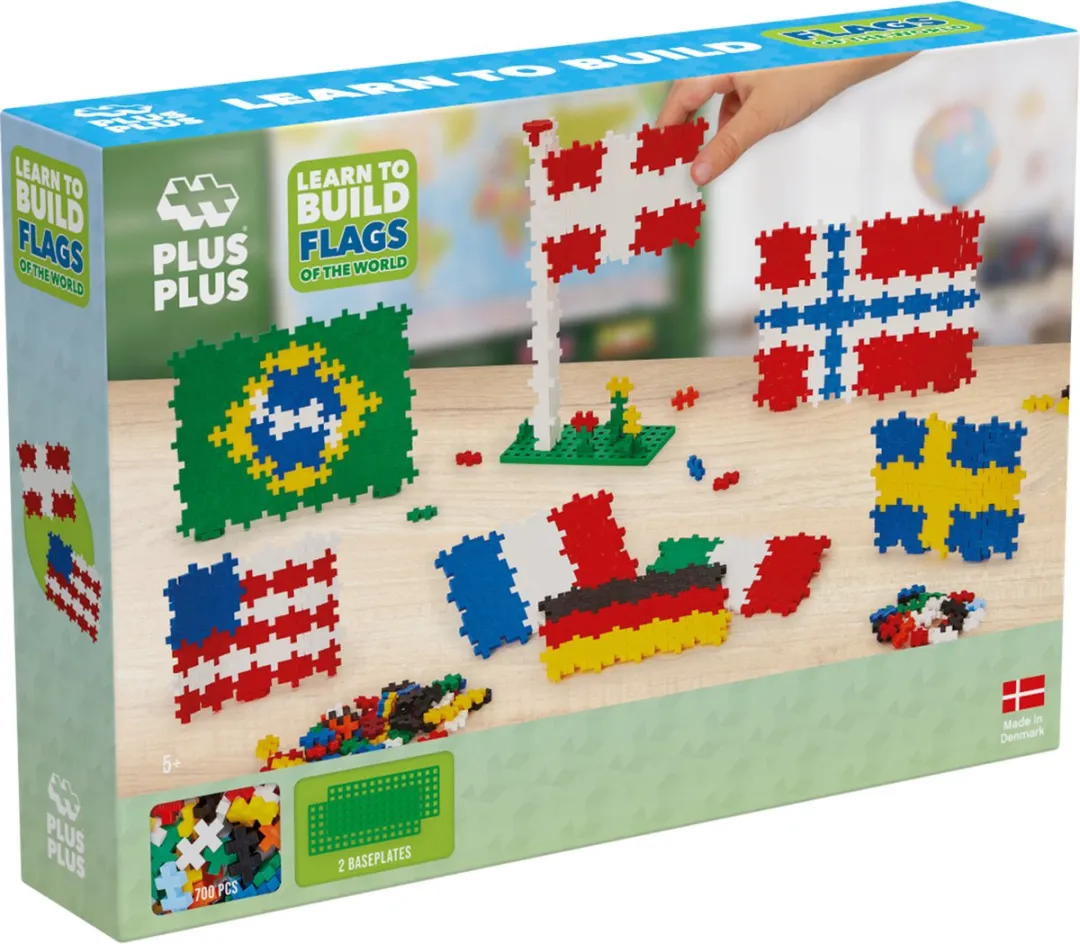 Plus-Plus Learn to Build Landen & Vlaggen 700 - Bouwset - 700 Stuks