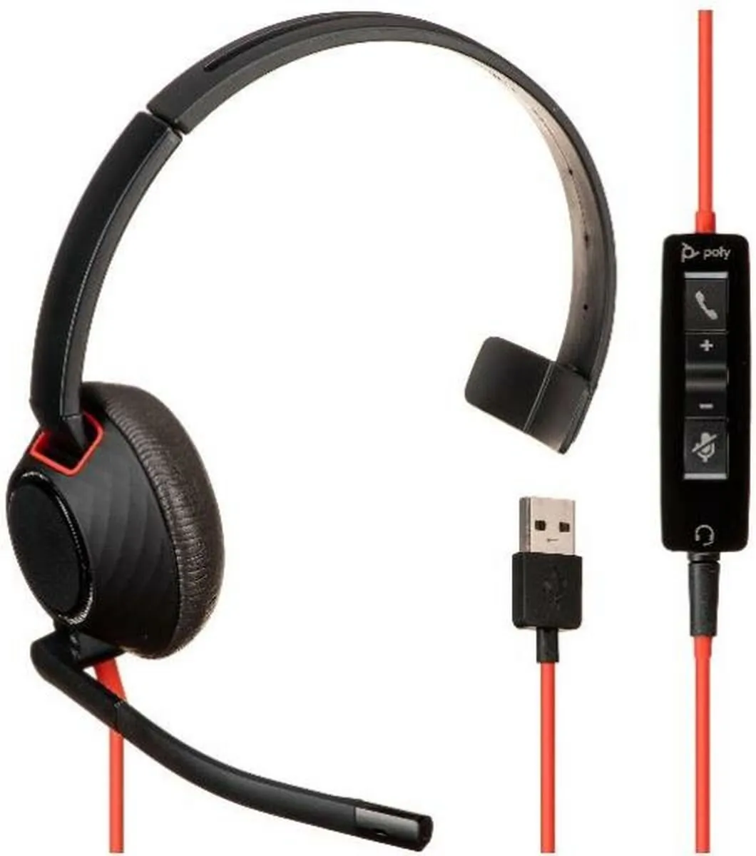 Poly Blackwire 5210 Headset - USB-A - Zwart - afbeelding 4 van 4
