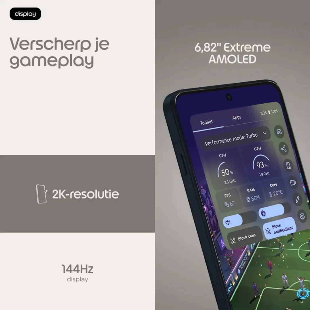 Motorola Edge 70 Max PBCU0004SE Smartphone - Grijs - afbeelding 3 van 6