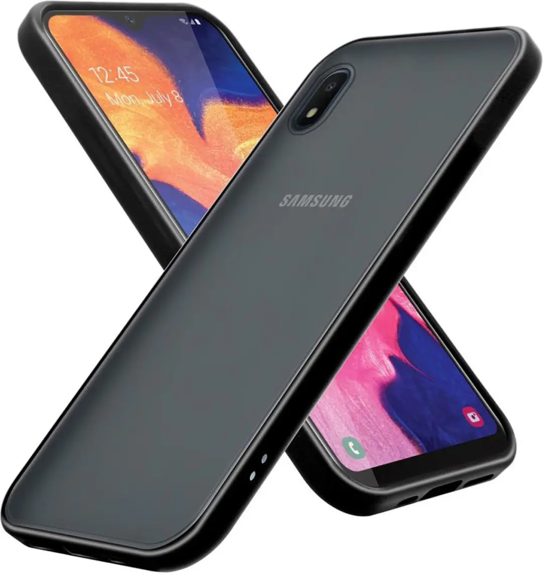 Cadorabo Hoesje geschikt voor Samsung Galaxy A10e / A20e in MATT ZWART