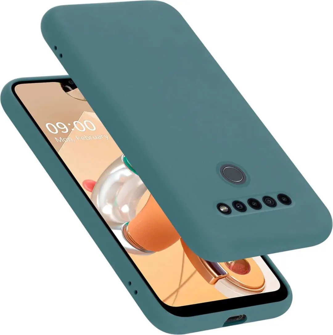 Cadorabo Hoesje geschikt voor LG K41S in LIQUID GROEN