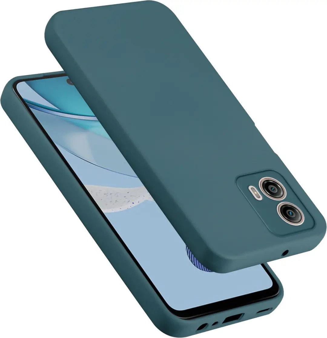 Cadorabo Hoesje geschikt voor Motorola Moto G53 5G in LIQUID GROEN