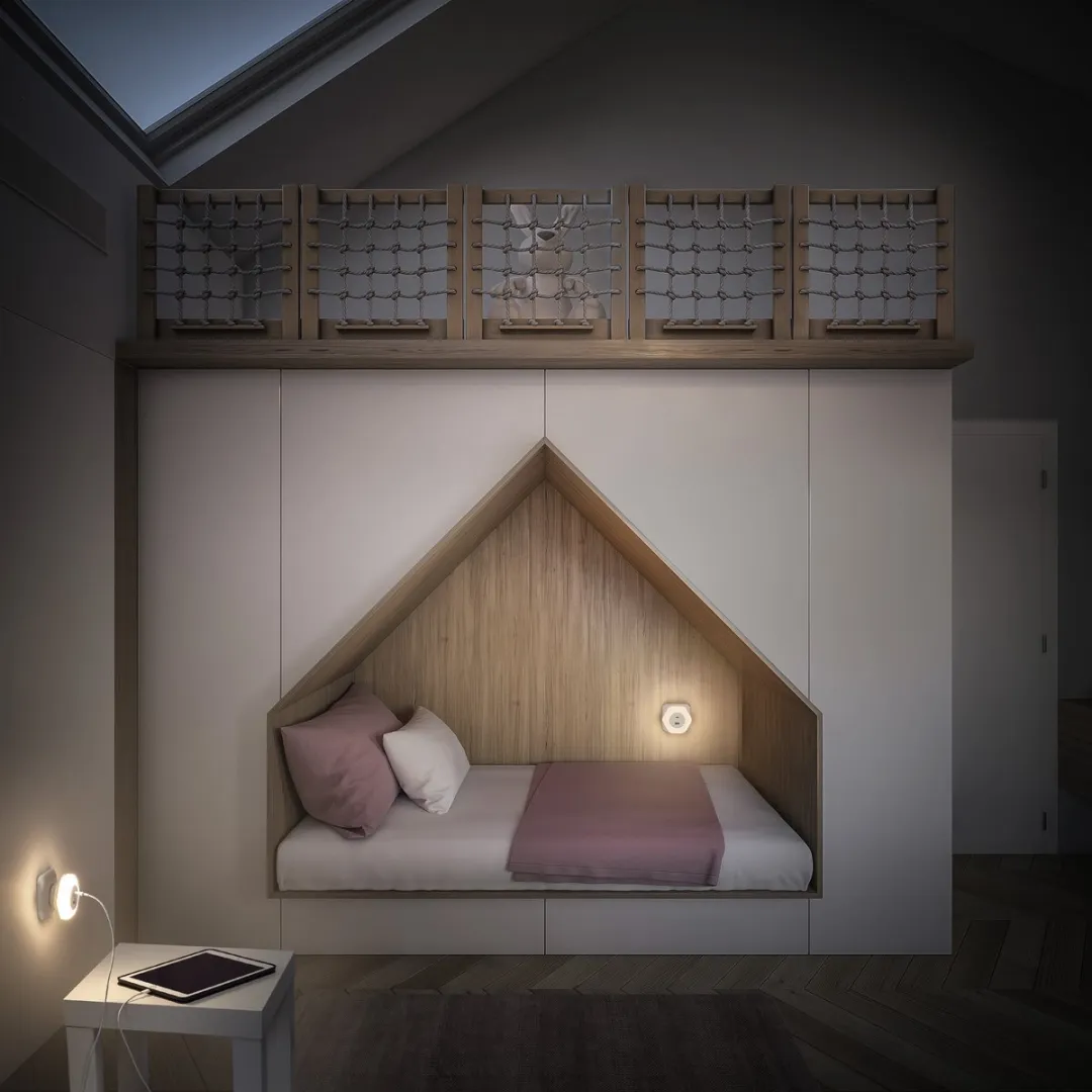 Osram Lunetta Hexagon Nachtlamp 5W Warm Wit - USB-A & USB-C