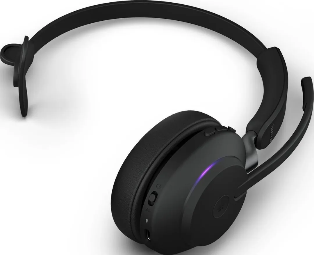 Jabra Evolve2 65 UC Mono Headset 26599-889-989 - Zwart