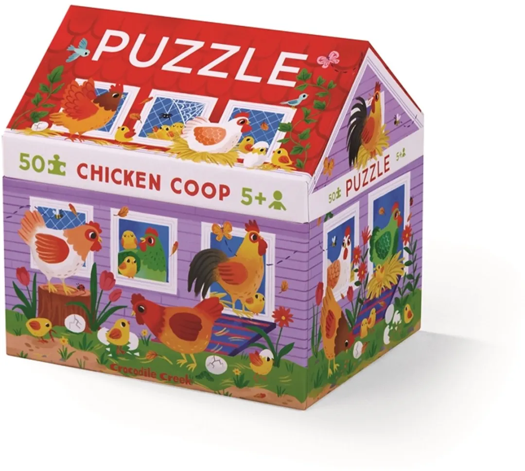 Crocodile Creek House Puzzels CC40954 - 50 Stuks Multicolor