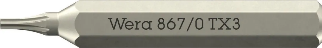 Wera Bit 867/0 Micro TX 3 30mm