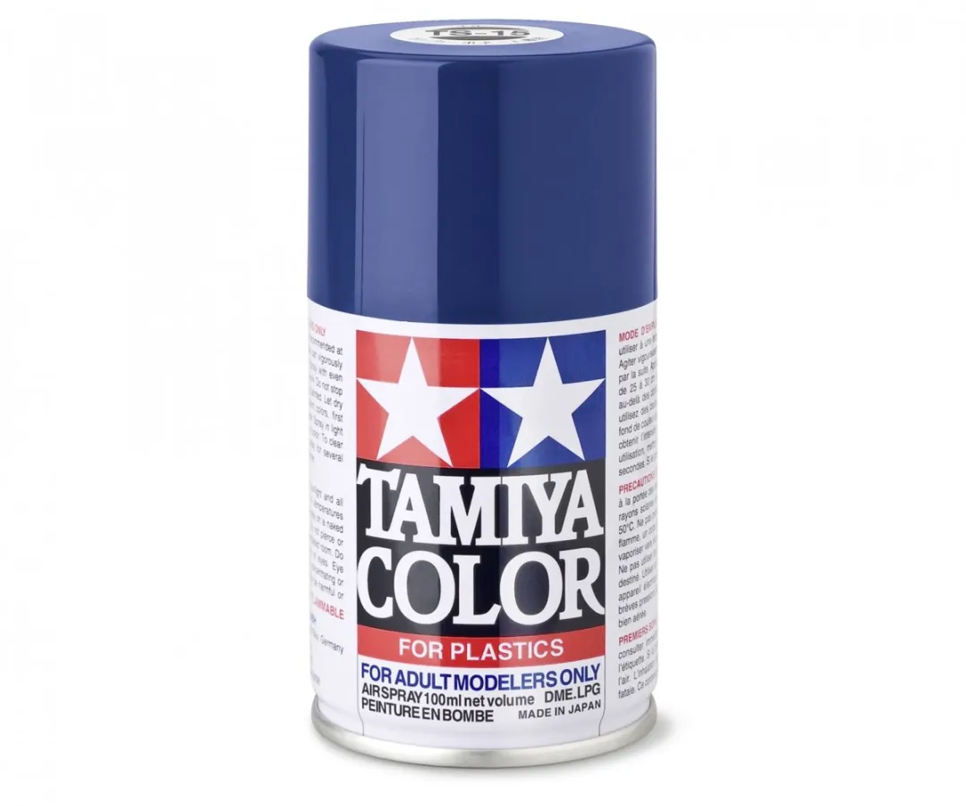 Tamiya TS-15 Gloss Blauwe Acryl Spray 100ml