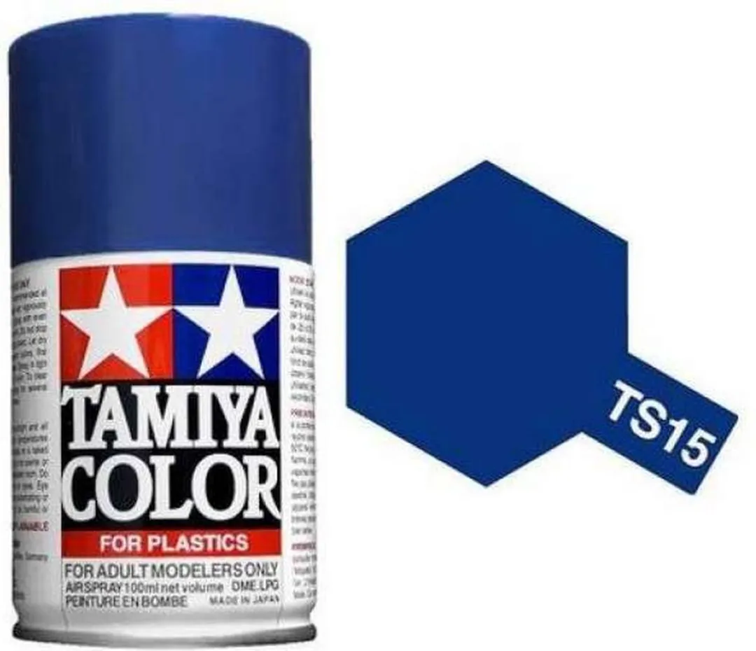 Tamiya TS-15 Gloss Blauwe Acryl Spray 100ml