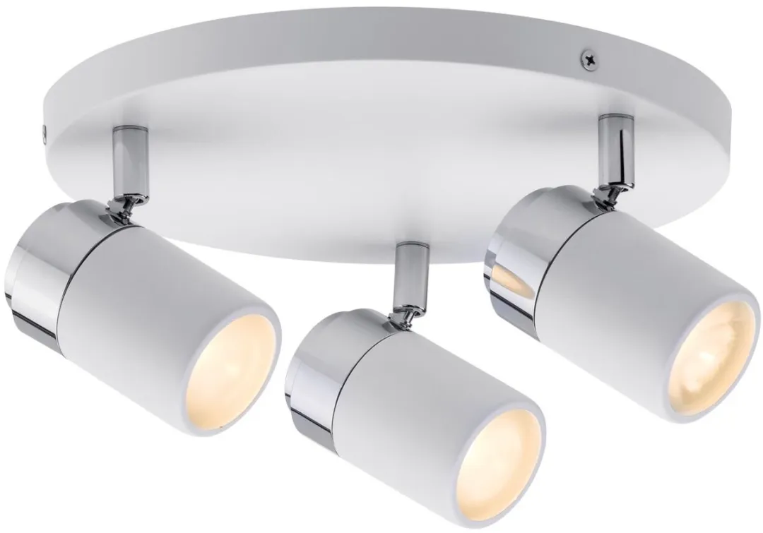 Paulmann Zyli Spotlight IP44 GU10 - 3x10W Wit/Chroom