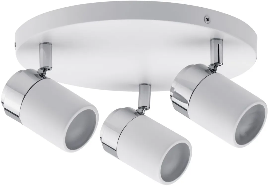 Paulmann Zyli Spotlight IP44 GU10 - 3x10W Wit/Chroom