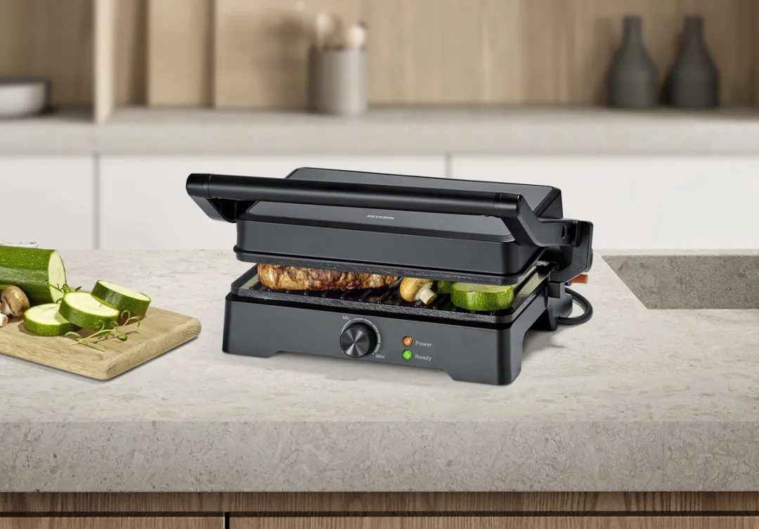 Severin KG 2391 Multigrill XL Contactgrill 1800W - Zwart