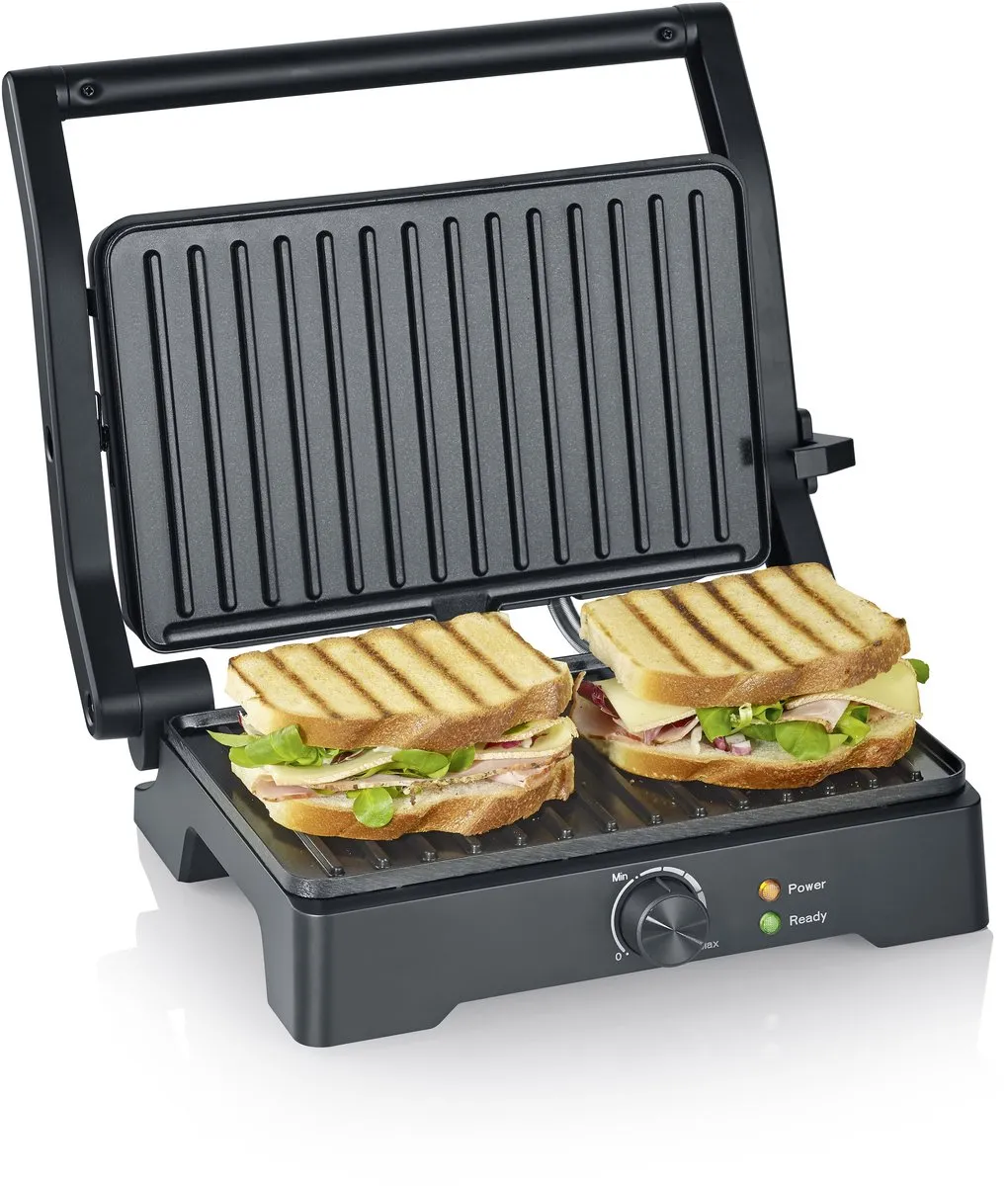 Severin KG 2391 Multigrill XL Contactgrill 1800W - Zwart