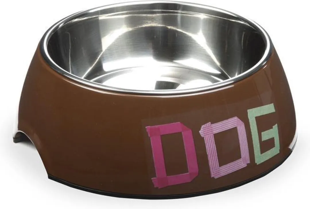 Beeztees Melamine Eetbak Tape Dog Rond