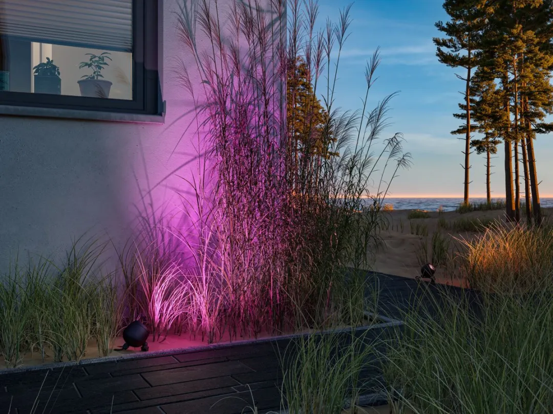 Paulmann Plug & Shine LED Tuinspot Kikolo Zigbee 3.0 RGBW+ 6,2W Antraciet
