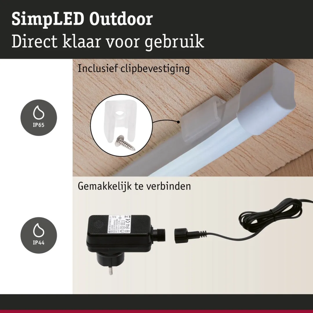 Paulmann SimpLED LED Strip Outdoor 5m IP65 20W 420lm/m - afbeelding 6 van 6