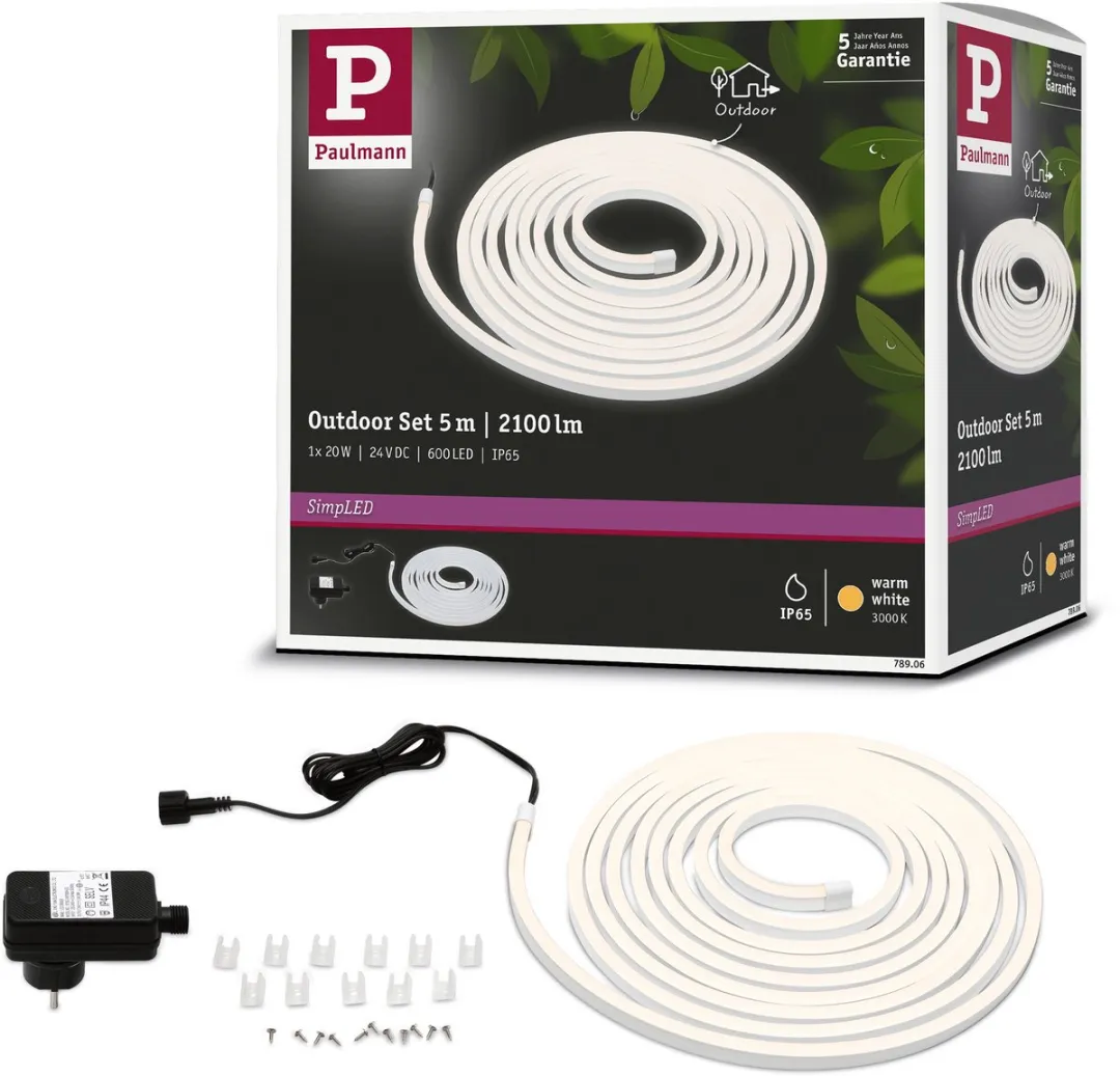 Paulmann SimpLED LED Strip Outdoor 5m IP65 20W 420lm/m