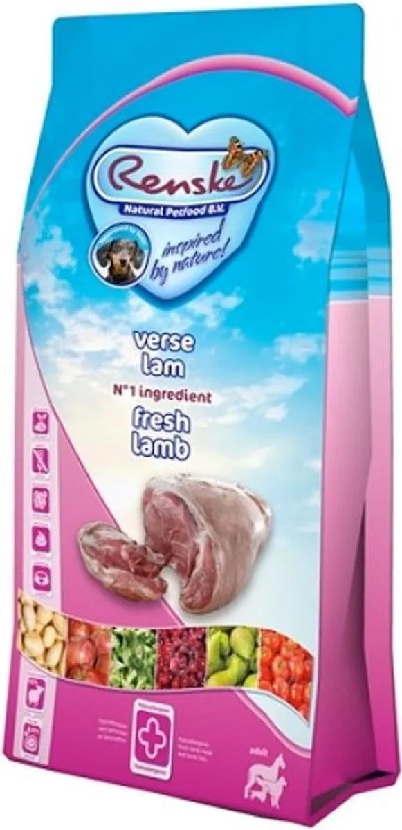 Renske Super Premium Adult Verse Lam Droogvoer 600g