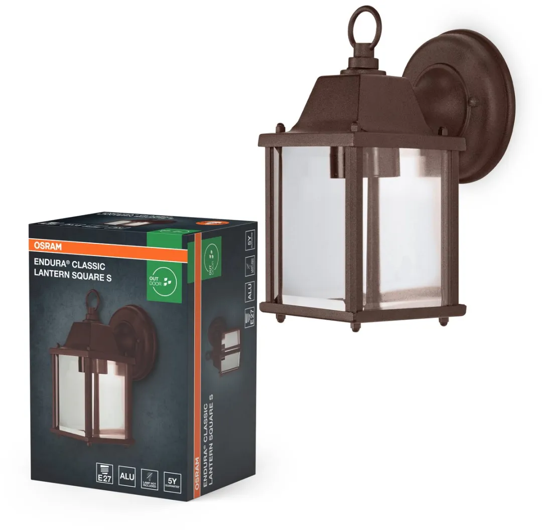 Osram Endura Classic Lantern Square S E27 - Rust