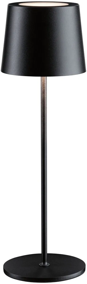 Paulmann Acculamp Gilo IP44 2700K - Zwart mat