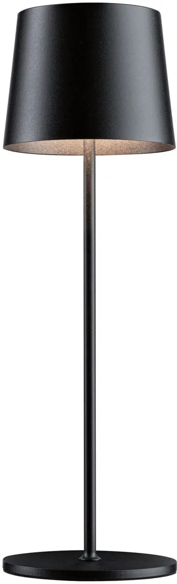 Paulmann Acculamp Gilo IP44 2700K - Zwart mat