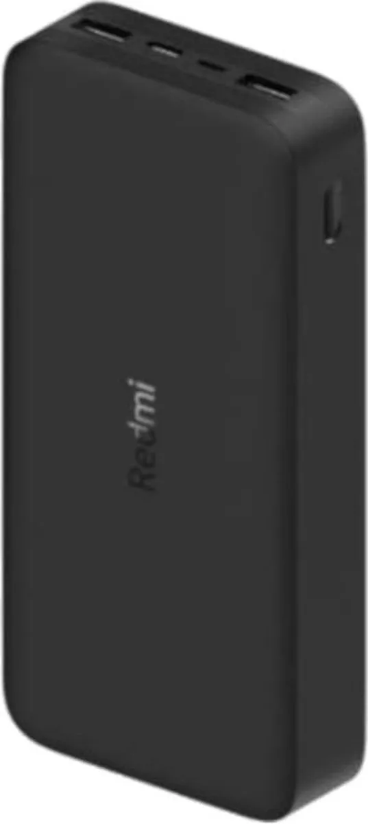 Xiaomi Redmi Powerbank 20000mAh VXN4304GL - 18W - 3x USB - Zwart