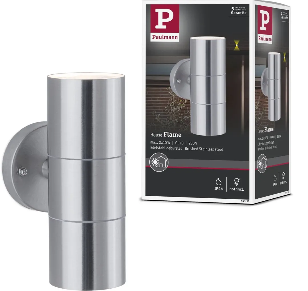 Paulmann Wandlamp Flame IP44 2x3.5W