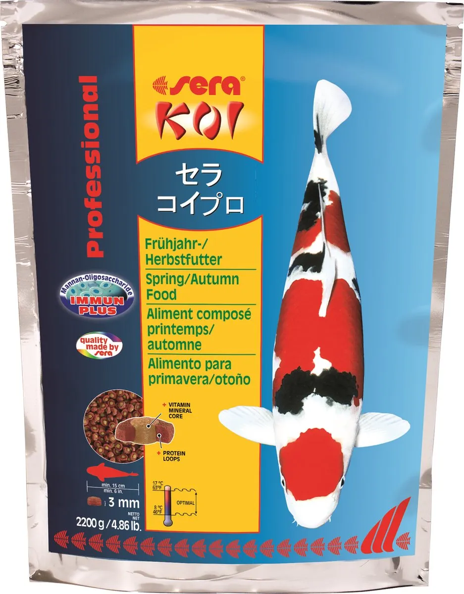 Sera Koi Professional Spirulina 2,2kg