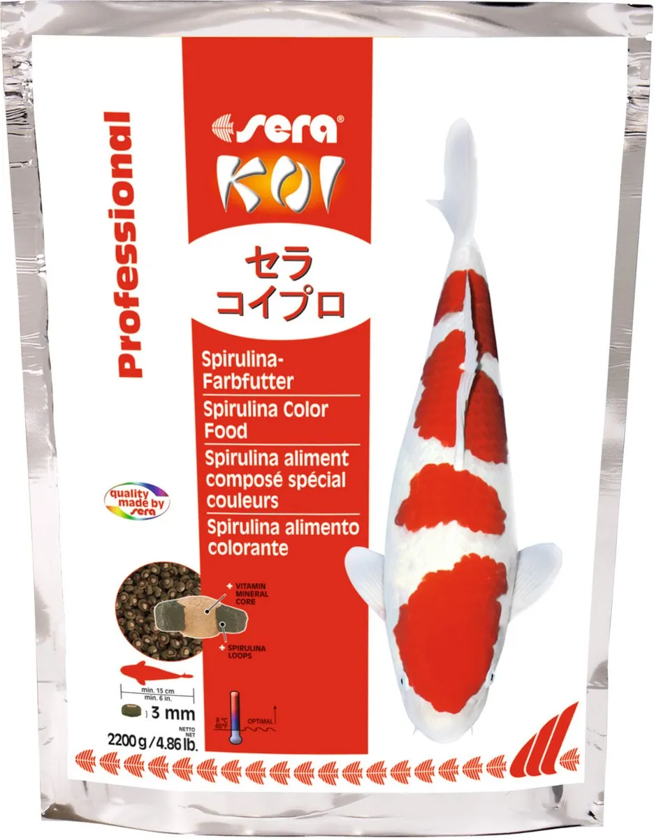 Sera Koi Professional Spirulina 2,2kg