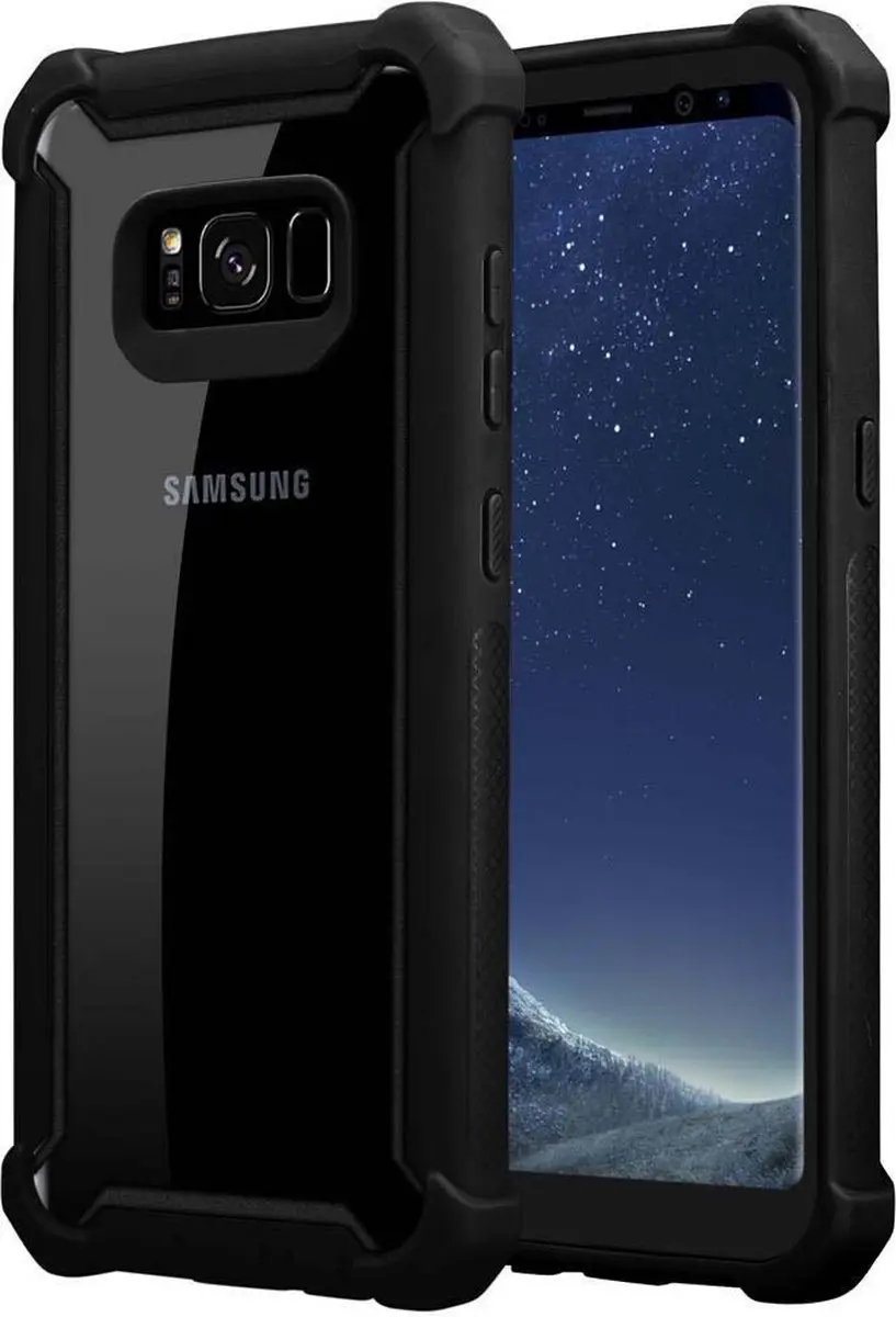 Cadorabo Hoesje geschikt voor Samsung Galaxy S8 PLUS in ALDER ZWART