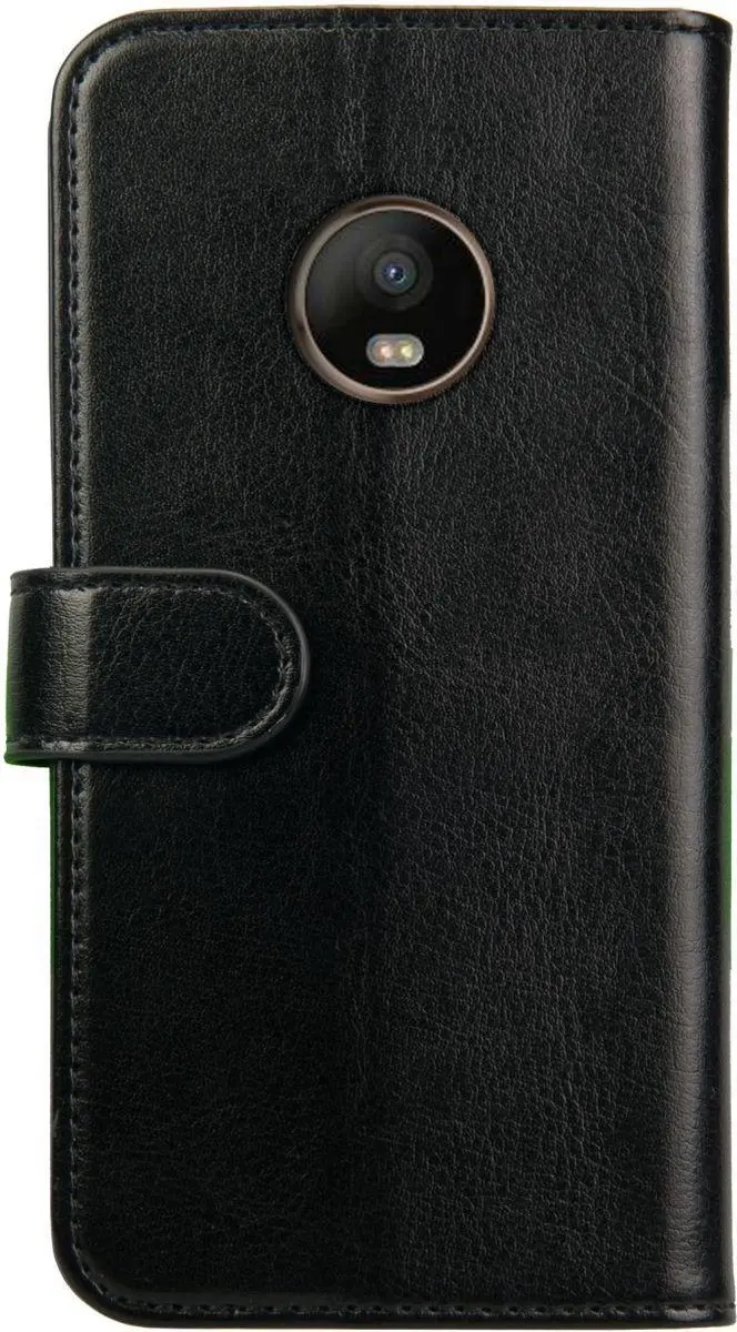 Rosso Element Book Case Wallet Hoesje Motorola Moto G5S Plus - Zwart - afbeelding 3 van 6