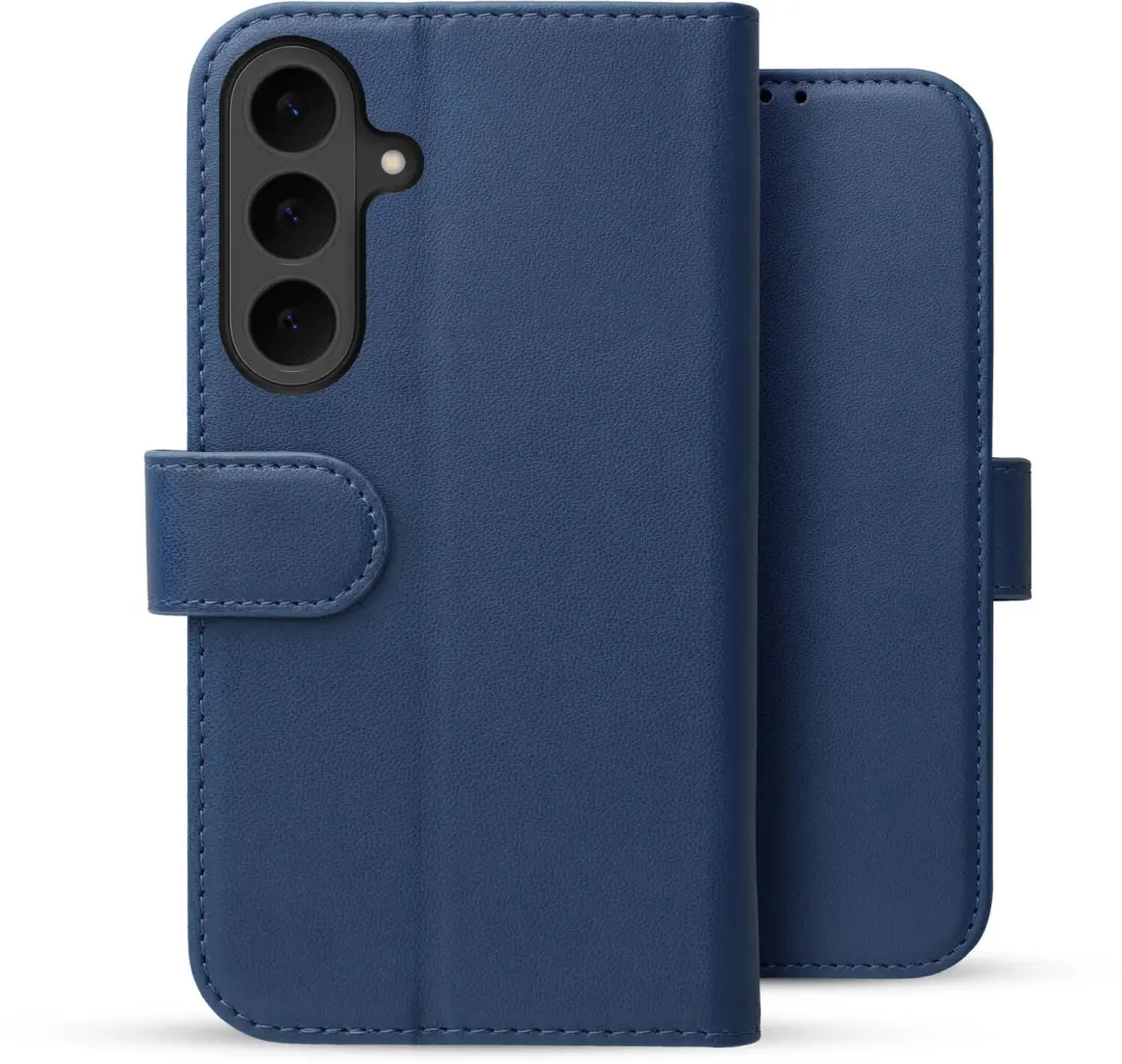 Rosso Element Modern Hoesje Samsung Galaxy S26 FE - Book Case - Blauw - afbeelding 2 van 5