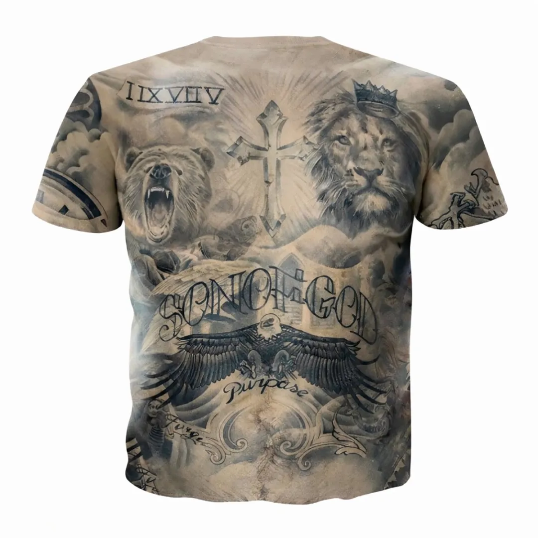 RedParrot Tatoeage Shirt Crimineel/Rapper - Maat M